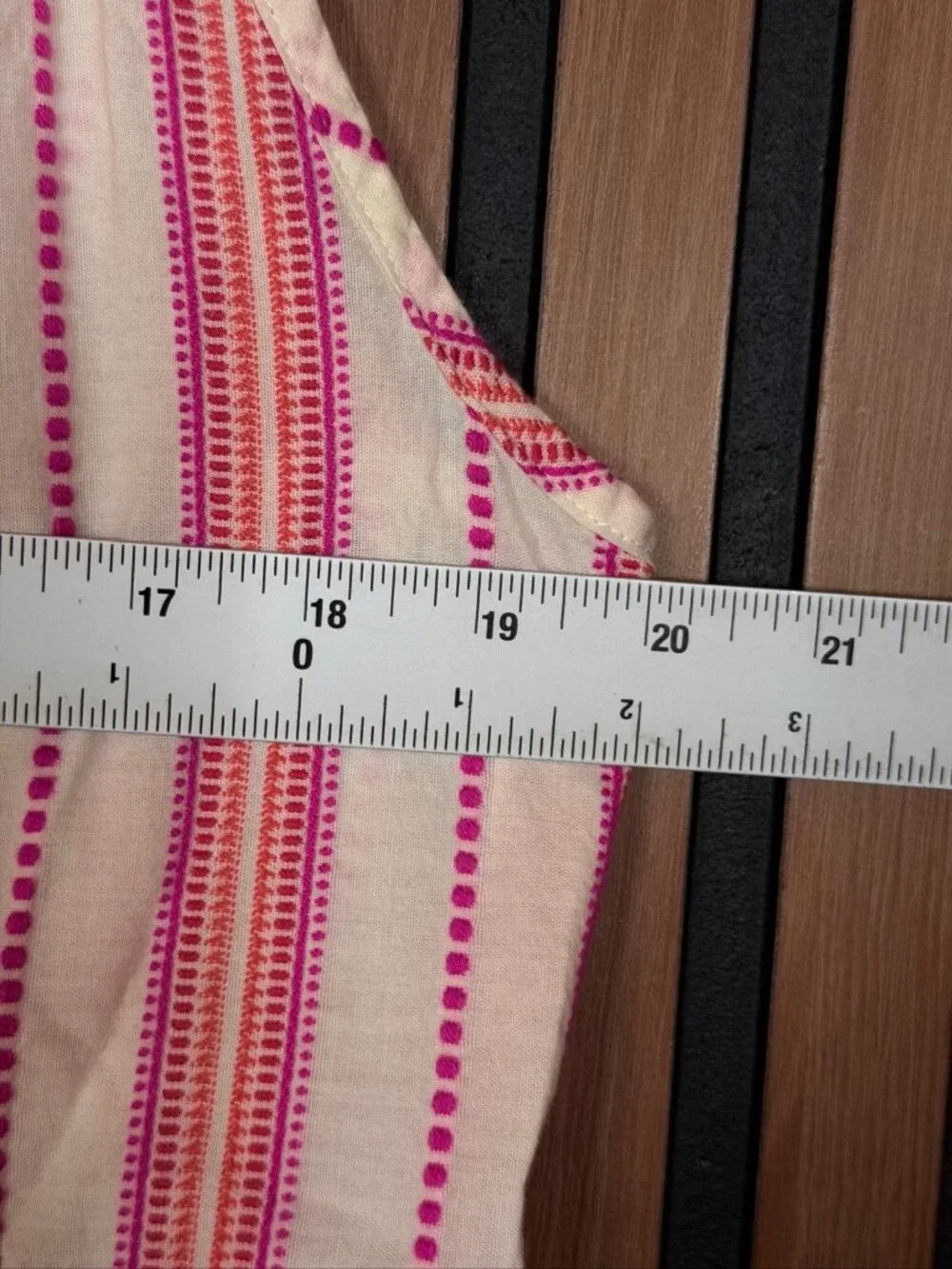 Marine Layer Maxi Dress XL Corinne Pink Striped Woven Tiered Sleeveless Pockets